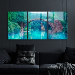 Tempered Glass Wall Art, Home Decor Wall Art, Wall Decor Living Room Modern, Extra Large Wall Art, Decor for Bedroom, Housewarming Gift