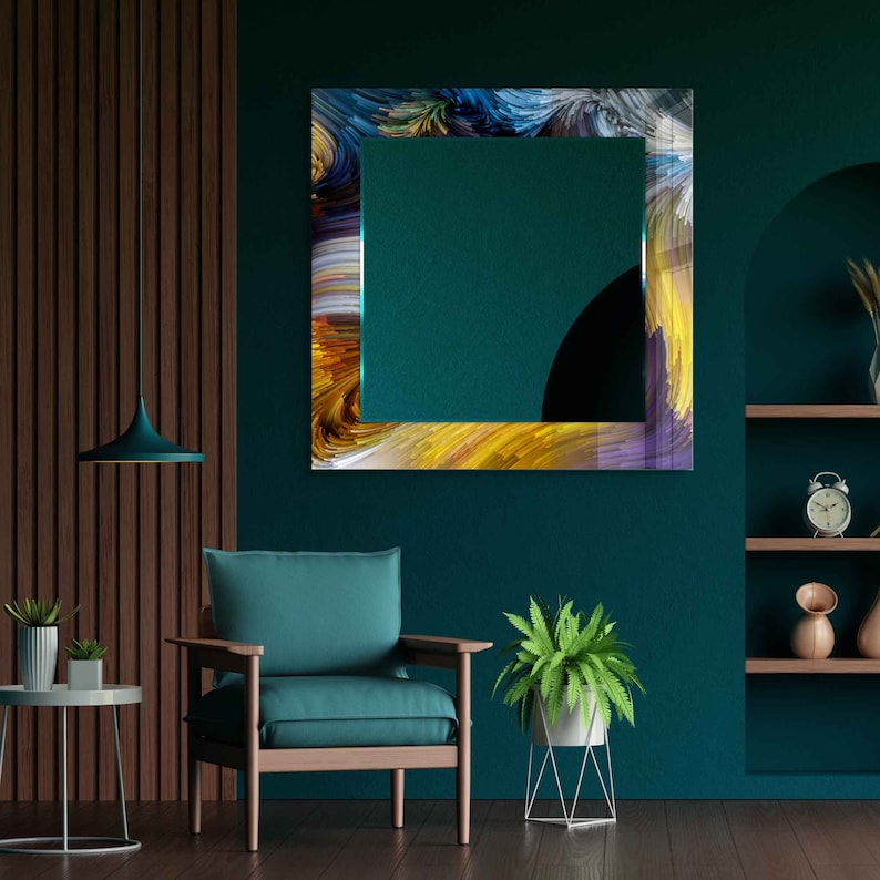 Mirror Wall Decor, Mirror for Bathroom, Entryway Hallway Mirror, Luxury