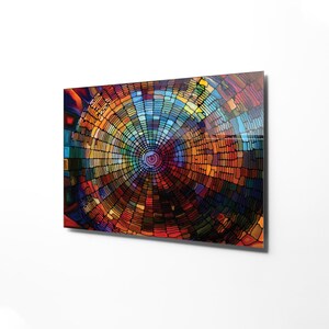 Decor Wall Art Original, Wall Decor Living Room Modern, Extra Large Wall Art, Decor for Bedroom, Tempered Glass Wall Art, Wall Hangings