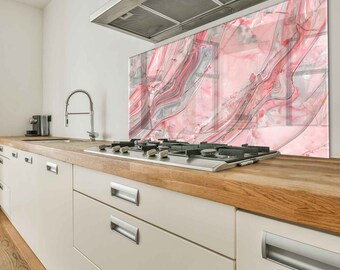 Tempered Glass Kitchen Backsplash-Kitchen Sink Cover-Kitchen Sink Splash Guard-Stove Back Top Cover-Splashback Glass Tile-Cutting Board