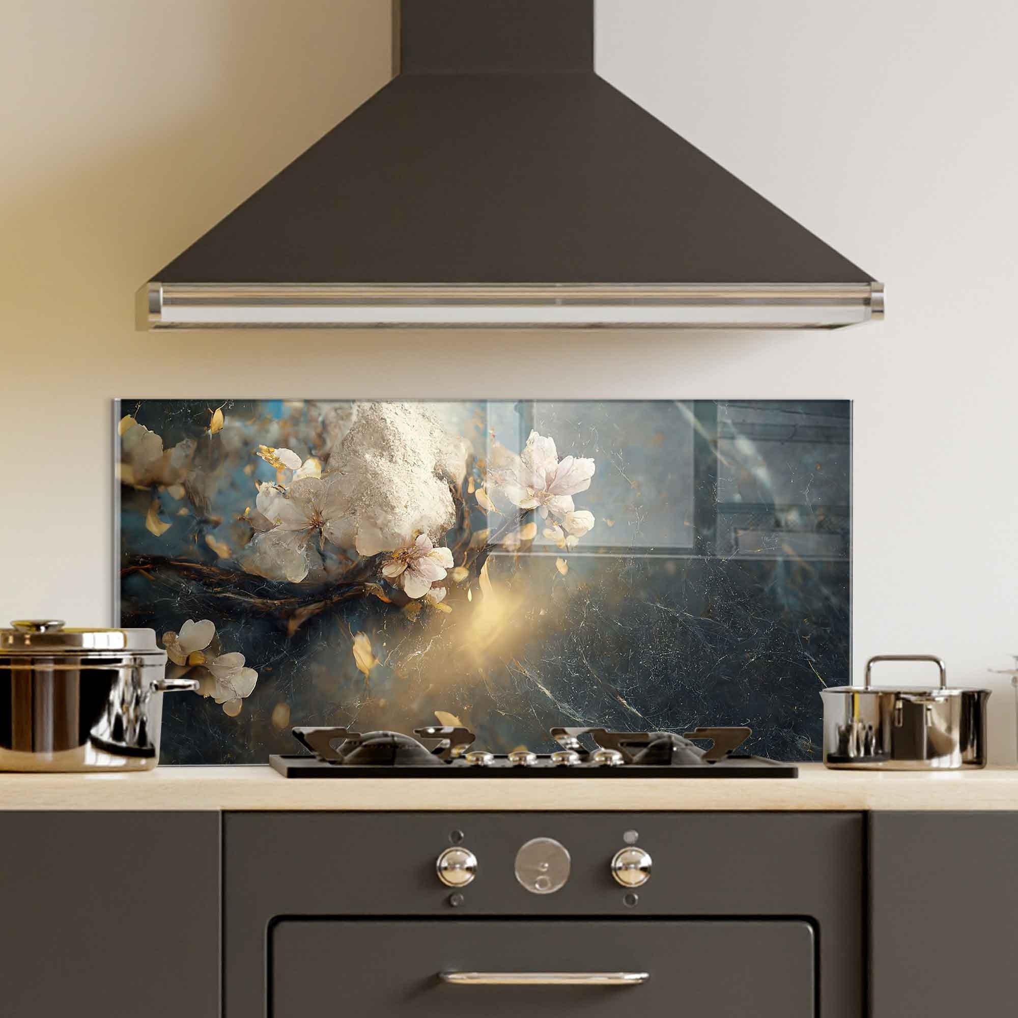 Tempered Glass Stove Backsplash Panel, Stove Back Cover, Kitchen Decor, Stove  Top Cover, Kitchen Backsplash Tile, Chopping and Noodle Board -  UK