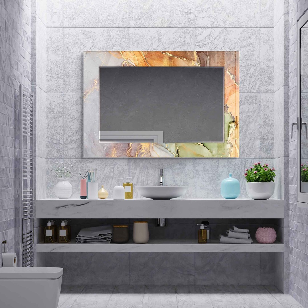 Aesthetic Mirror for Bathroom, Entryway Hallway Mirror, Luxury Home ...