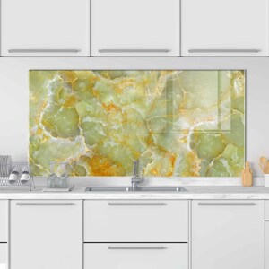 Dosseret de cuisine, couverture arrière de cuisinière, dosseret de poêle en verre trempé, décor de cuisine, couverture supérieure de cuisinière, cadeau de pendaison de crémaillère, tuile de dosseret
