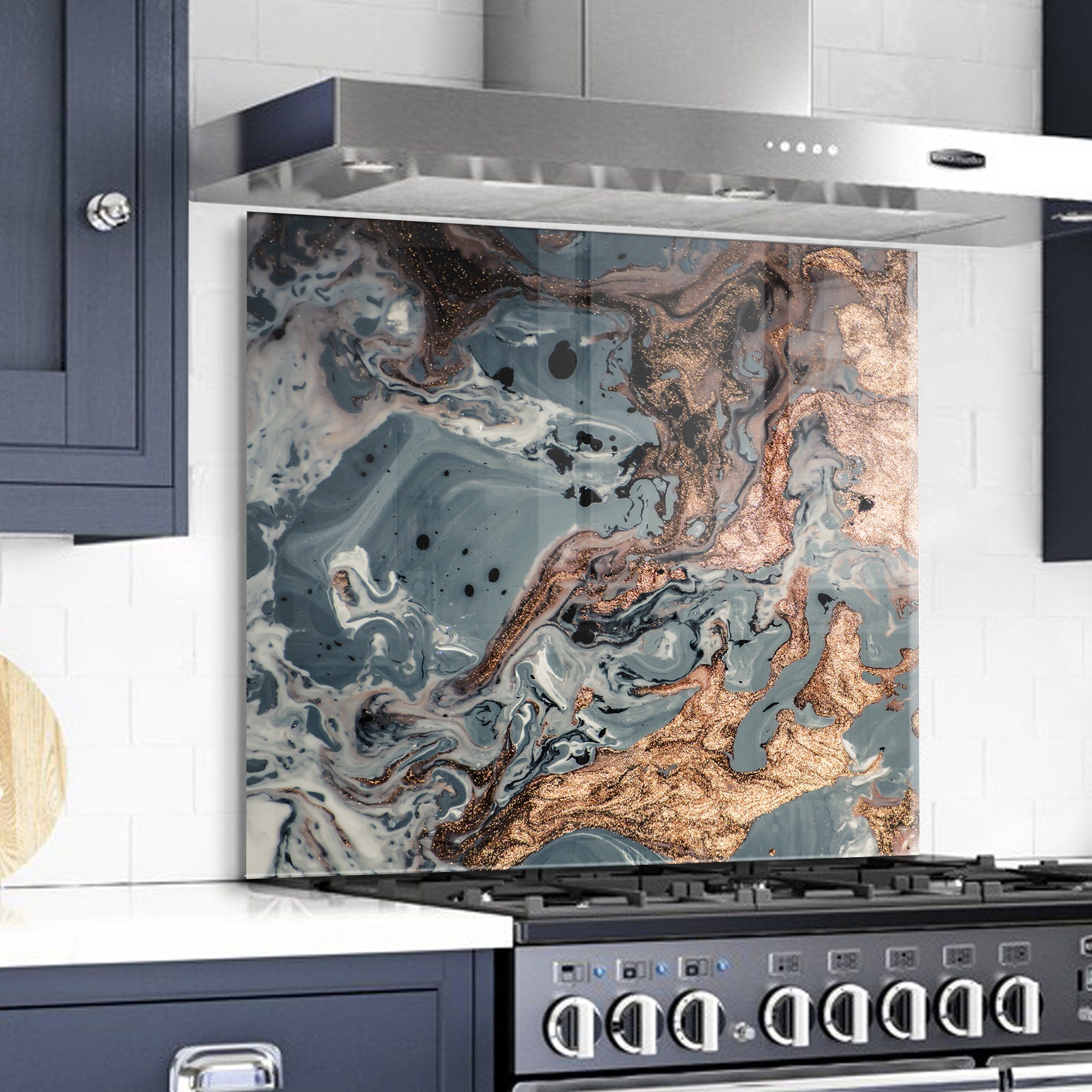 Glass Stove Backsplash Panel Kitchen Backsplash Tile Etsy UK