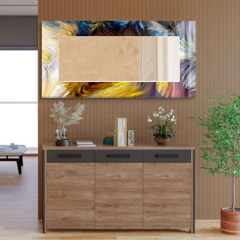 Mirror Wall Decor, Mirror for Bathroom, Entryway Hallway Mirror, Luxury