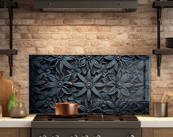 Tempered Glass Kitchen Backsplash, Kitchen Sink Splash Guard, Kitchen Sink Cover, Stove Back Top Cover, Splashback Glass Tile, Cutting Board