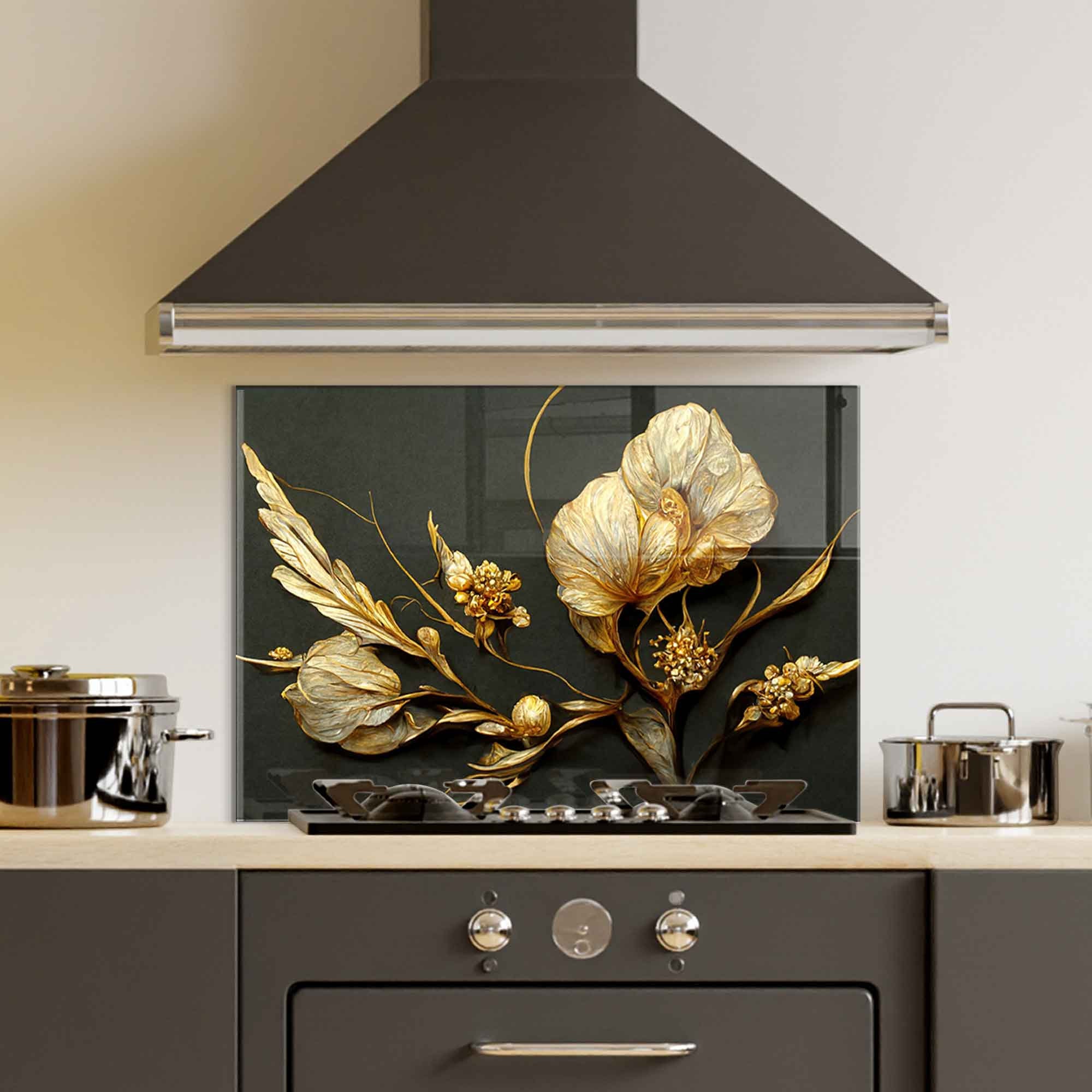 Cooker Splashbacks For The Wall Grey Splashbacks For Cookers With Glue ...