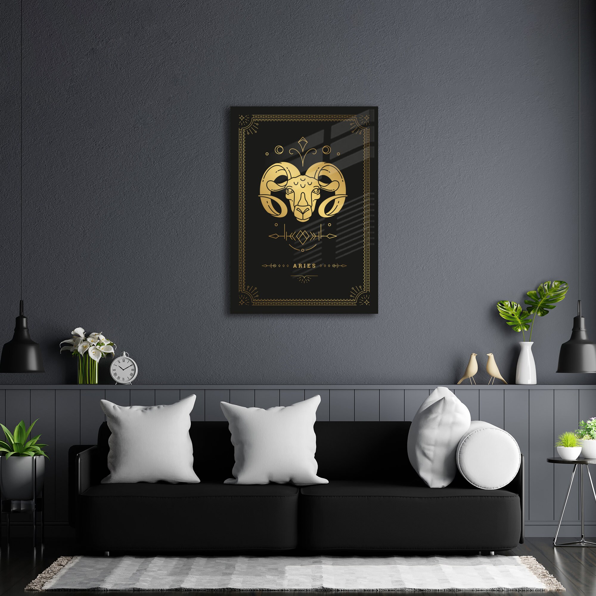 Astrology Zodiac Signs Star Signs Wall Decor Divination Etsy