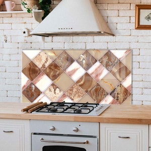 Panel kuchenny Backsplash, Panel kuchenny Backsplash ze szkła hartowanego, Osłona kuchenki, Dekoracja kuchenna, Osłona kuchenki, Płytka kuchenna Backsplash