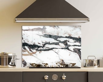 Tempered Glass Stove Backsplash Panel, Stove Back Cover, Kitchen Decor, Stove Top Cover, Kitchen Backsplash Tile, Chopping and Noodle Board