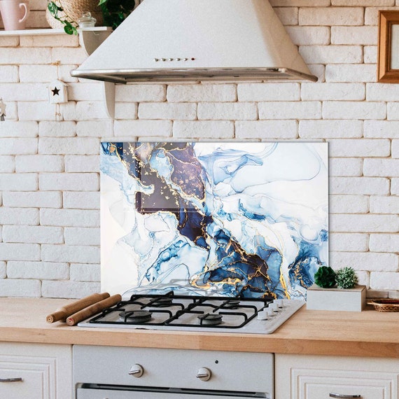 Tempered Glass Stove Backsplash Panel, Stove Back Cover, Kitchen Decor,  Stove Top Cover, Kitchen Backsplash Tile, Chopping and Noodle Board 
