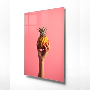 Kaktus Pflanzen Wandkunst Drucke, Tempered Glas Wandkunst, Wohnzimmer Wanddekoration, Wohndekoration Geschenk, Wohndekor, Wandbehang, Schlafzimmer Dekor