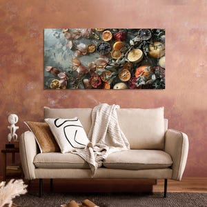 Tempered Glass Wall Art, Extra Large Wall Decor, Living Room Home Decor, Tempered Glass Painting, Decor for Bedroom