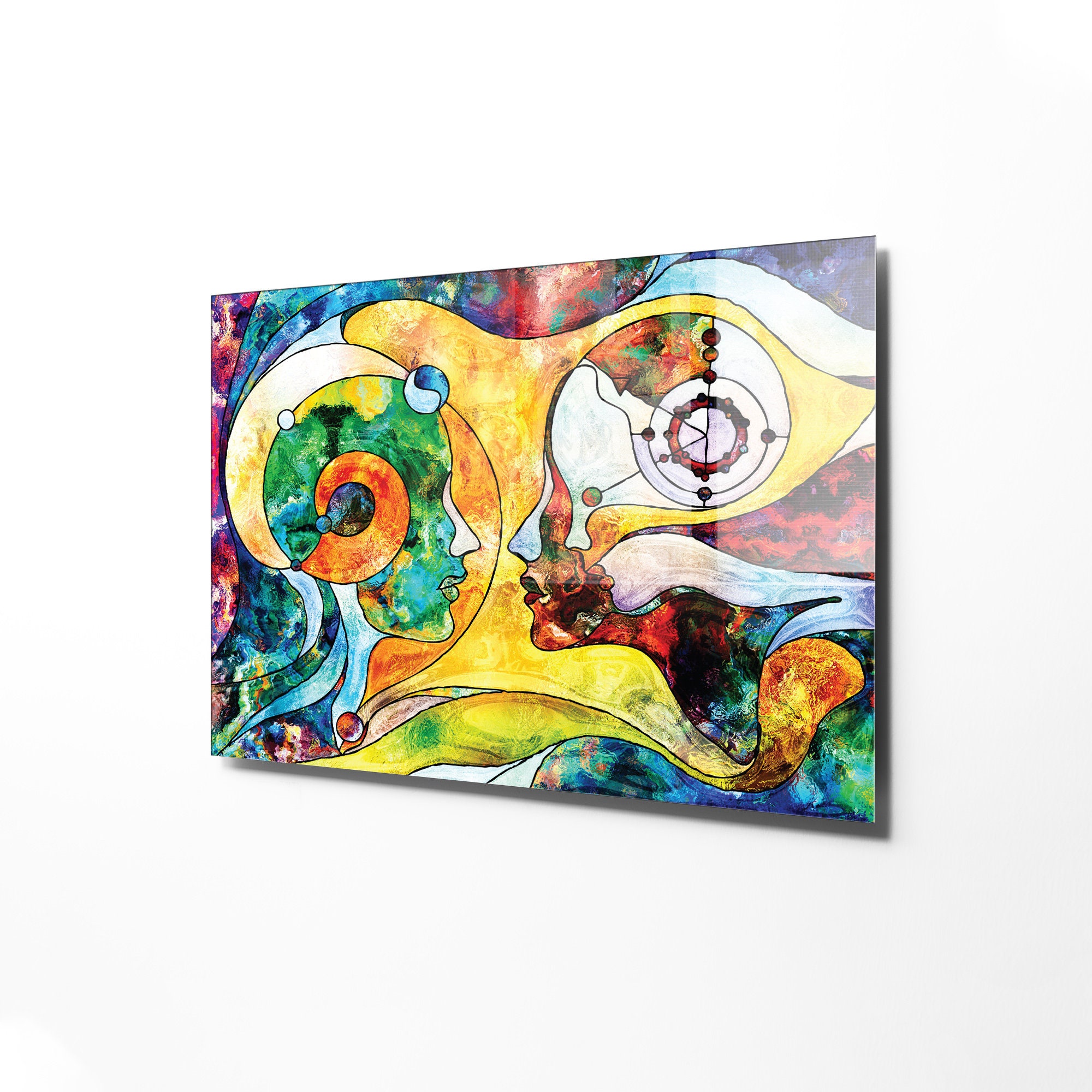 Extra Large Wall Art Stained Tempered Glass Wall Art Wall Etsy