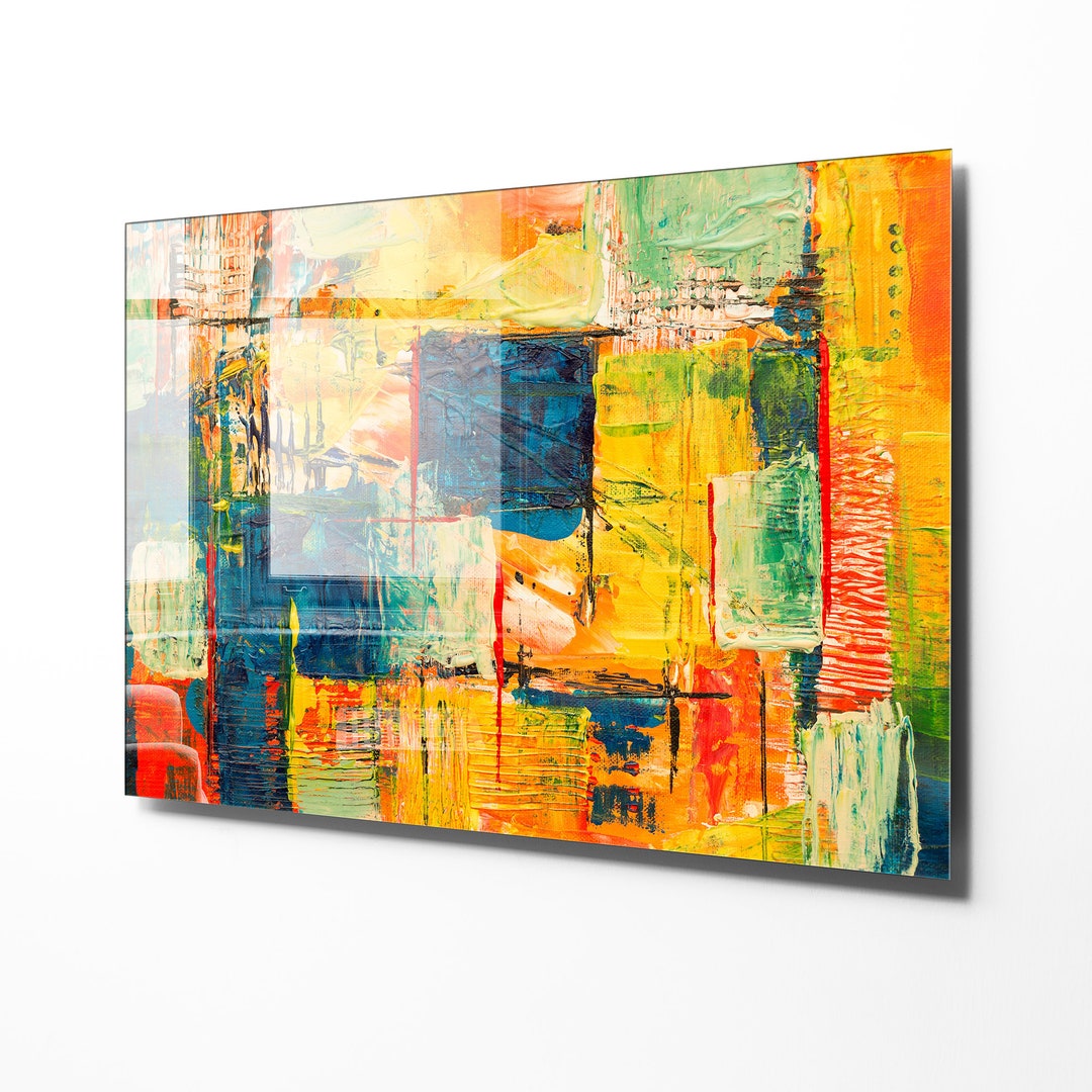 Tempered Glass Wall Art, Decor for Bedroom, Large Wall Art, Living Room