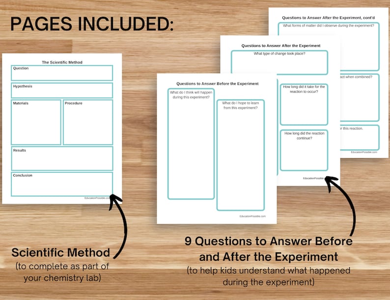 Inflating a Balloon With a Chemical Reaction Science Etsy