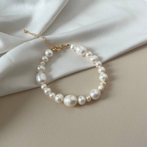 Mixed Pearls Bracelet - Pearl Bracelet With Silver Clasp