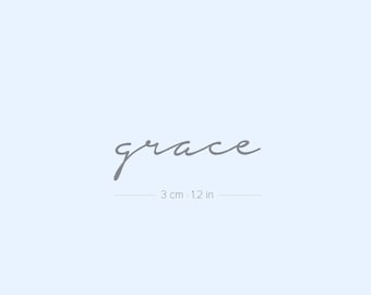 Grace Semi-Permanent 2-Week Tattoo (Set of 2)