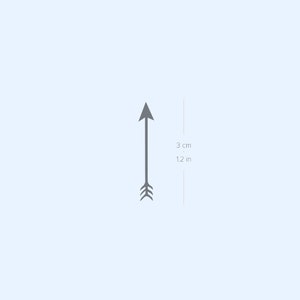 Minimalist Arrow Semi-Permanent 2-Week Tattoo (Set of 2)