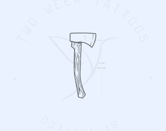 Axe Semi-Permanent 2-Week Tattoo (Set of 2)