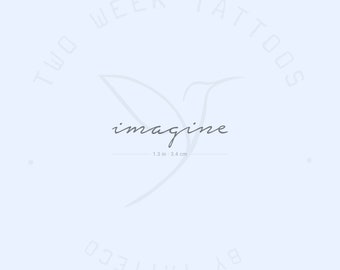 Imagine Semi-Permanent Tattoo (Set of 2)