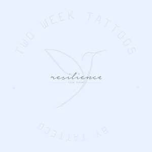 Resilience Semi-Permanent Tattoo (Set of 2)