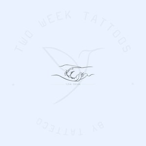 Paw and Hand Semi-Permanent 2-Week Tattoo (Set of 2)