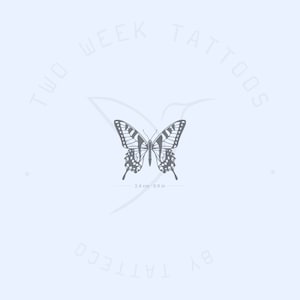 Monarch Butterfly Semi-Permanent Tattoo (Set of 2)