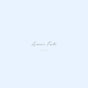 Amor Fati Semi-Permanent 2-Week Tattoo (Set of 2)
