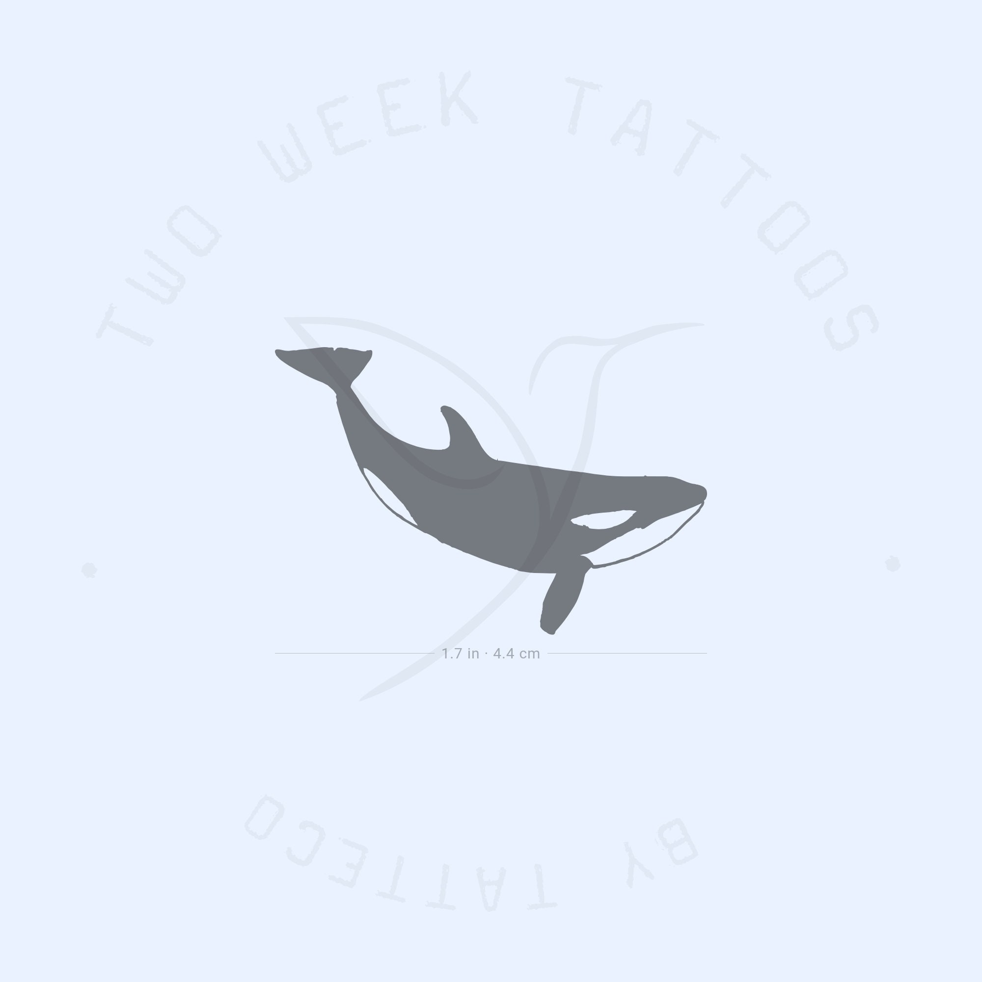 Killer Whale Semi-permanent Tattoo set of 2 - Etsy Canada