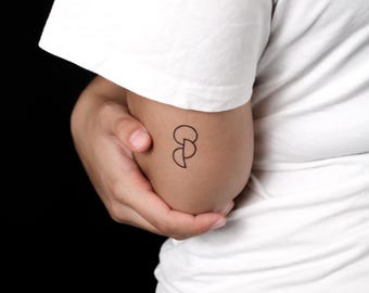 Organspender Semi-Permanentes Tattoo (2er Set)