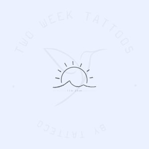 Sun And Sea Semi-Permanent Tattoo (Set of 2)