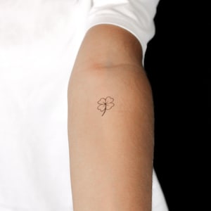 Four Leaf Clover Semi-Permanent Tattoo (Set of 2)