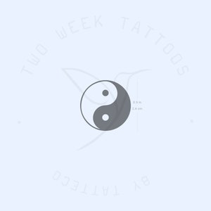 Yin Yang Semi-Permanent Tattoo (Set of 2)