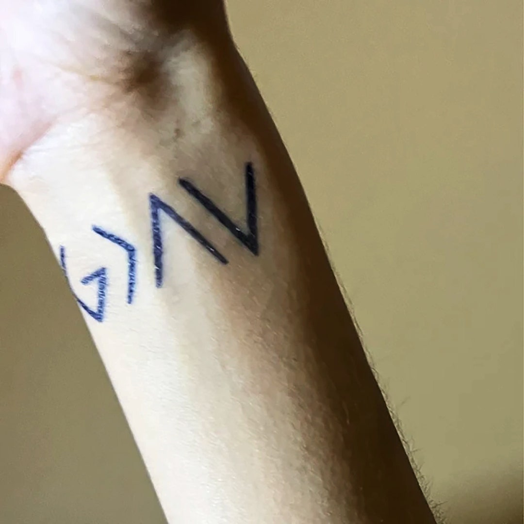 I Am Greater Than My Highs And Lows Tattoo God is Greater Than My Highs and Lows Symbol Semi-permanent 2-week