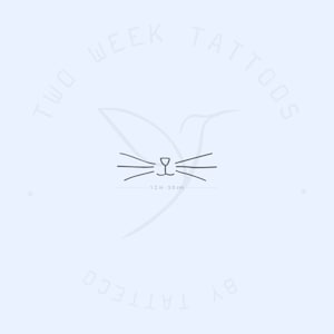 Katzen Schnurrhaare Semi-Permanent Tattoo (2er Set)