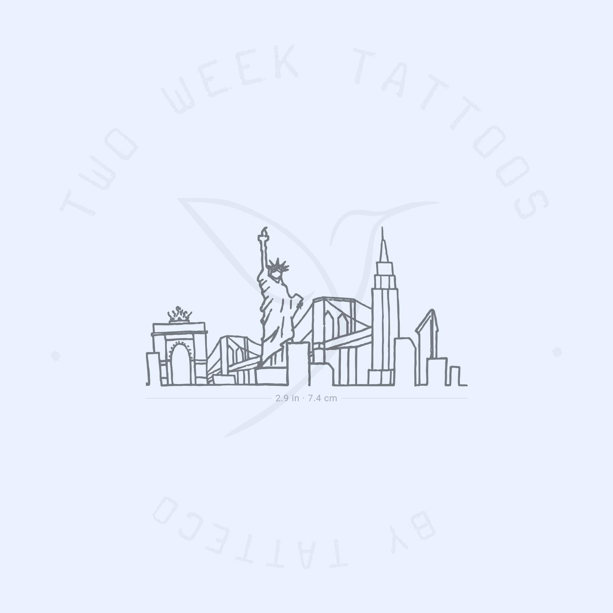 70 City Skyline Tattoo Designs For Men - Downtown Ink Ideas