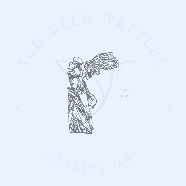 Winged Victory Of Samothrace Semi-Permanent Tattoo (Set of 2)