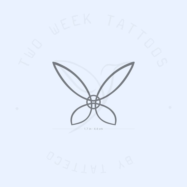 Witch's Knot Butterfly Semi-Permanent Tattoo (Set of 2)