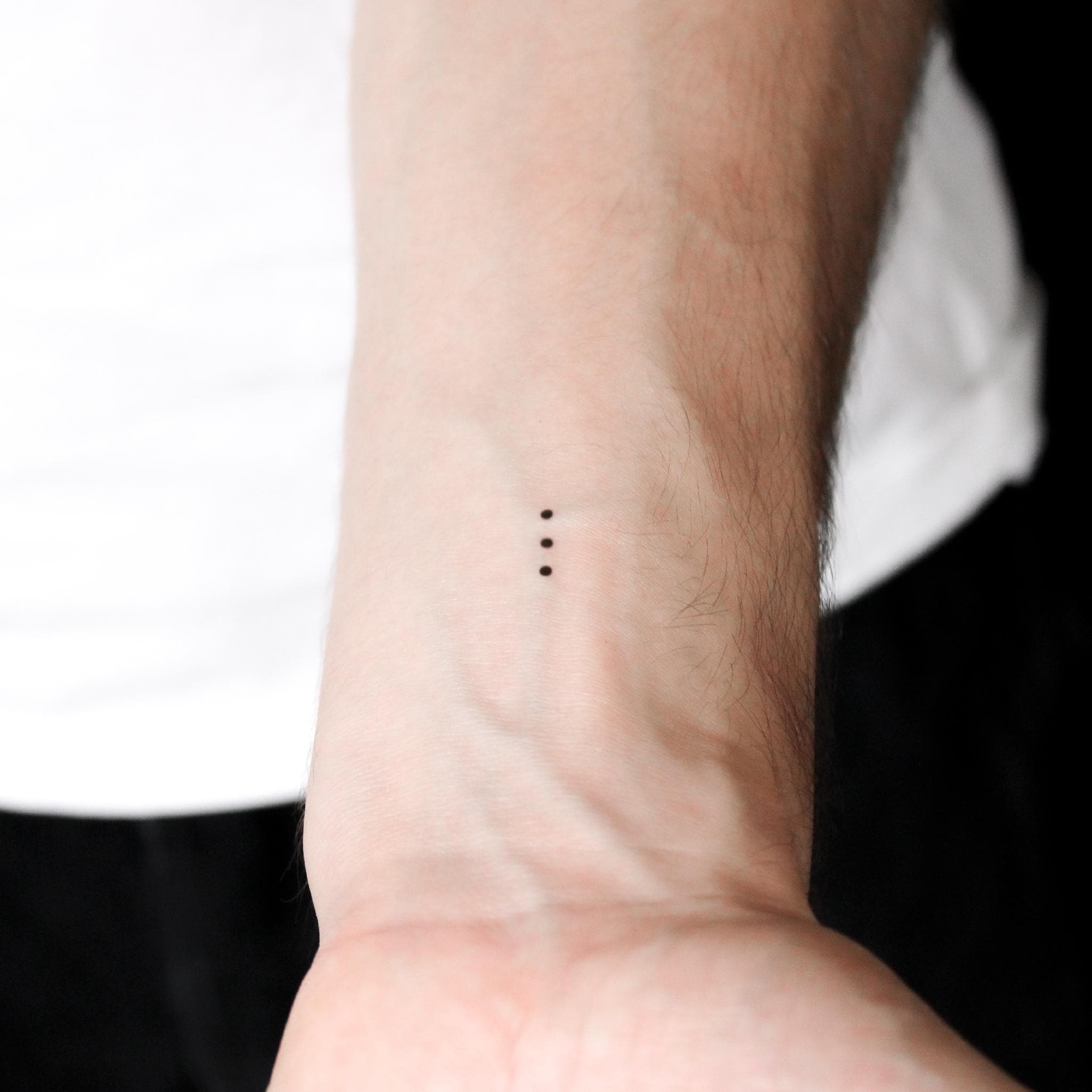 Cute Dot Tattoos on Fingers: Tiny Treasures