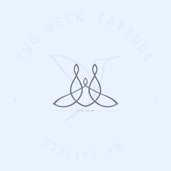 Family Forever Symbol Semi-Permanent Tattoo (Set of 2)