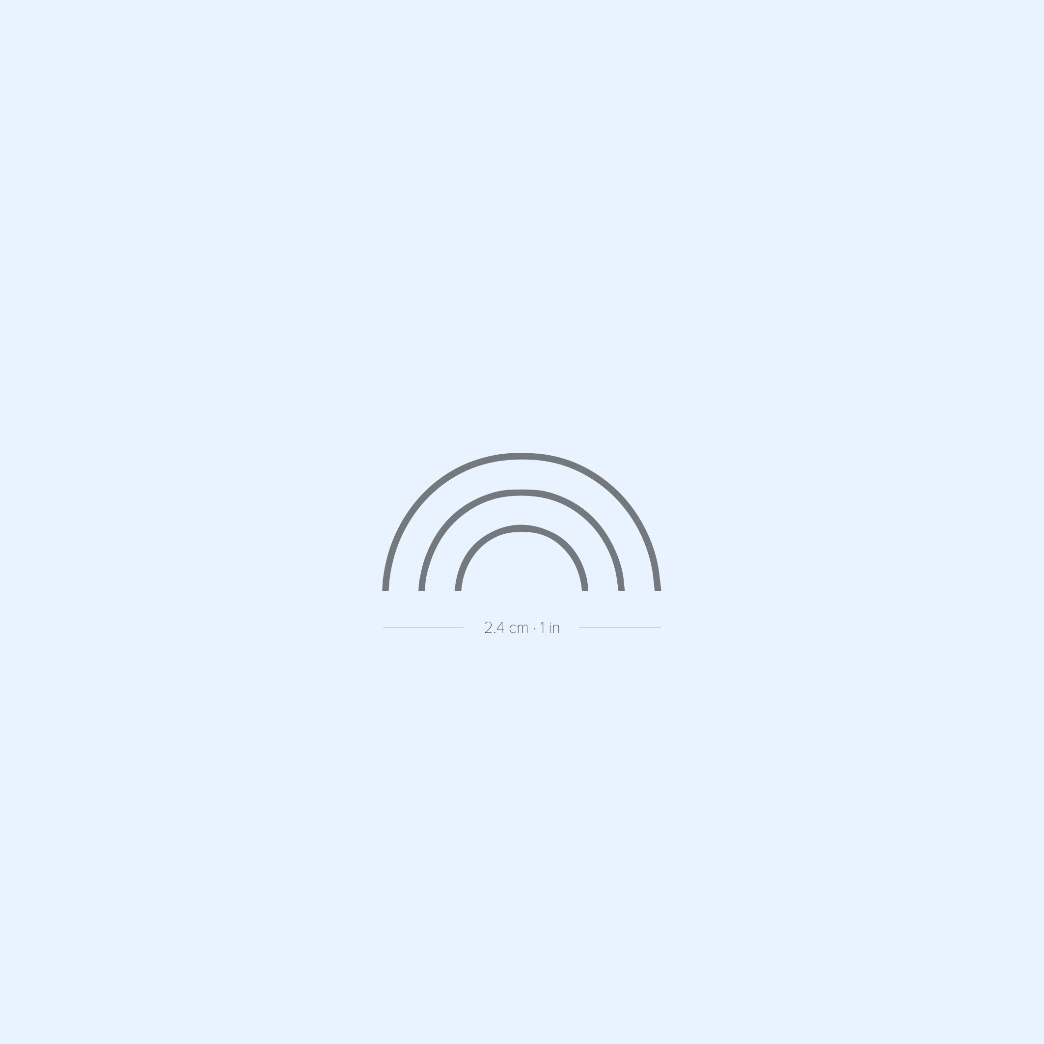 Tatouage Arc En Ciel Minimaliste Tatouage minimaliste arc-en-ciel semi-permanent de 2 semaines - Etsy France