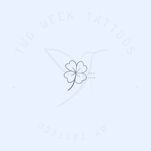 Four Leaf Clover Semi-Permanent Tattoo (Set of 2)