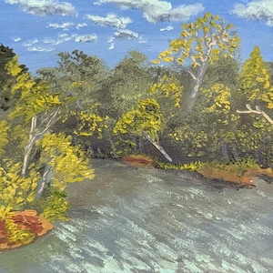 Original plein air oil painting, 2025 series #7