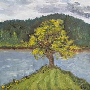 original plein air oil painting, 2025 series #6