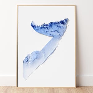 Somalia - Topographische Reliefkarte