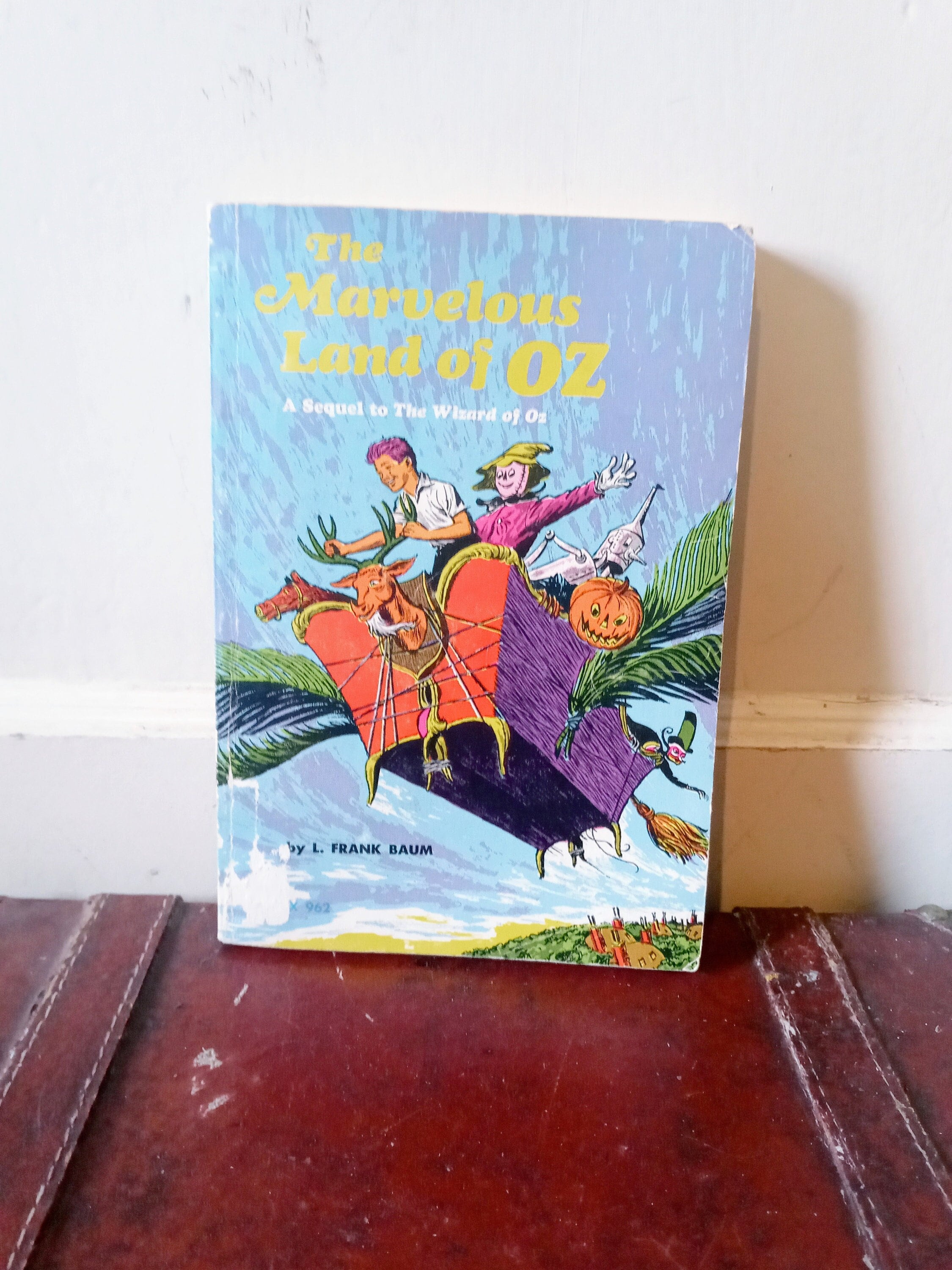 The Marvelous Land of Oz A Sequel to the Wizard of Oz Paperback Book Scholastic 1960s Vintage Classic L Frank Baum