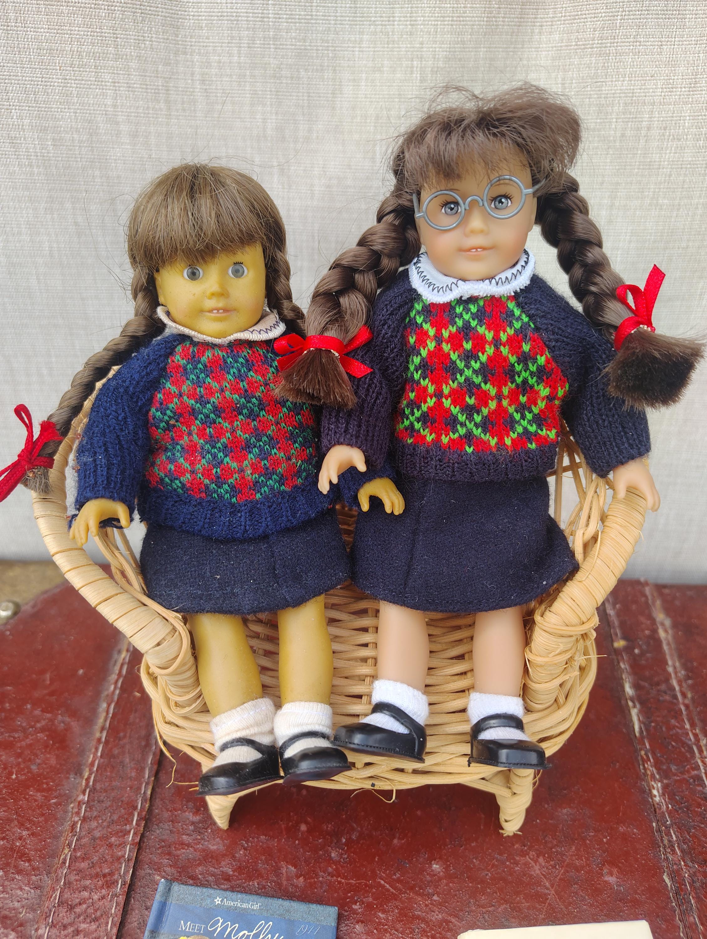 Vintage Miniature American Girl Original Meet Molly 5 Piece