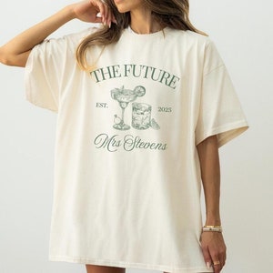 Future Mrs Shirt : Custom Bride Top, Newlywed Gift, Personalized Engagement TShirt, Bachelorette Tee