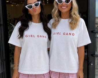 Girl Gang | Matching Group Tee | Birthday Trip Outfit | Girls Weekend